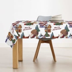 Stain-proof resined tablecloth Belum Papa Noel Multicolour 200 x 150 cm