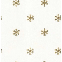 Fleckenabweisende geharzte Tischdecke Belum Snowflakes Gold Bunt 250 x 150 cm