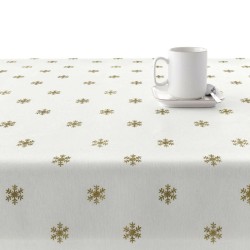 Nappe enduite antitache Belum Snowflakes Gold Multicouleur 150 x 150 cm