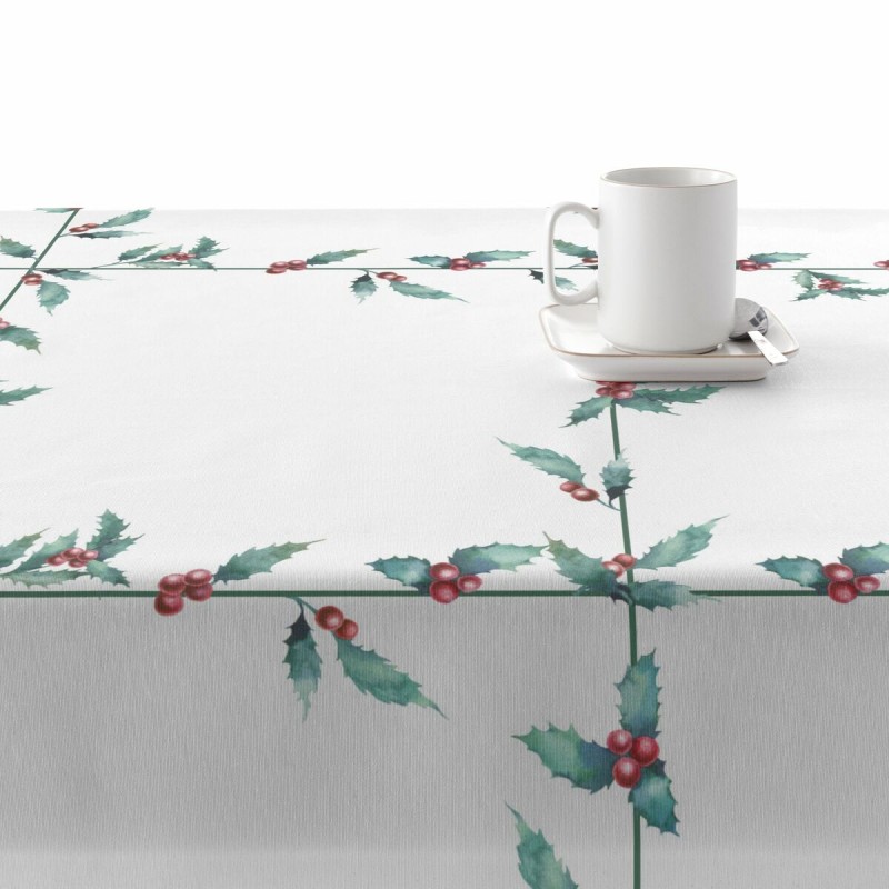 Stain-proof resined tablecloth Belum White Christmas Multicolour 100 x 150 cm