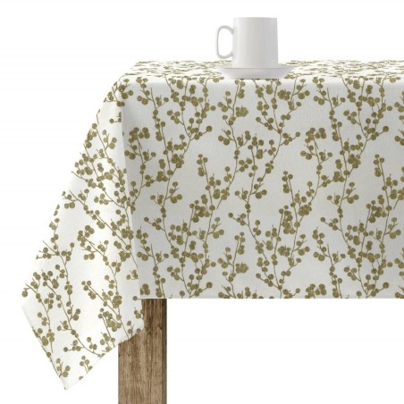 Stain-proof resined tablecloth Belum Tree Gold Multicolour 100 x 150 cm