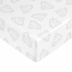 Fitted bottom sheet Superman Superman Multicolour Single 105 x 200 cm