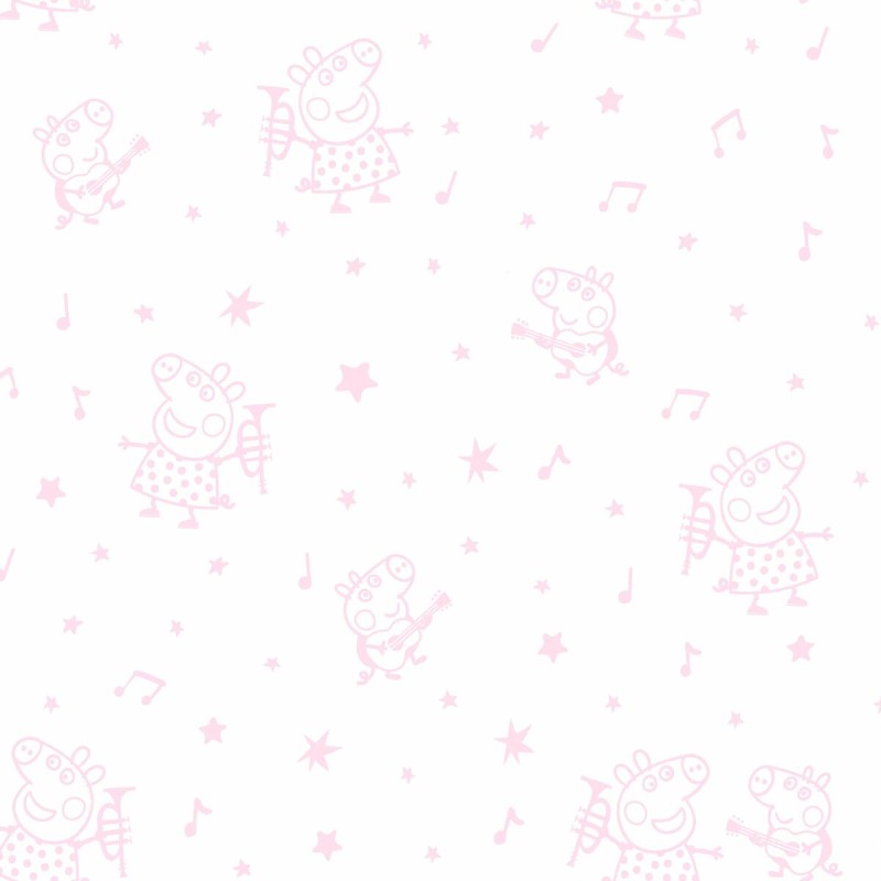 Fitted bottom sheet Peppa Pig White Pink Single