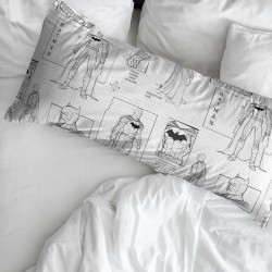 Pillowcase Batman Multicolour 175 Threads 45 x 125 cm