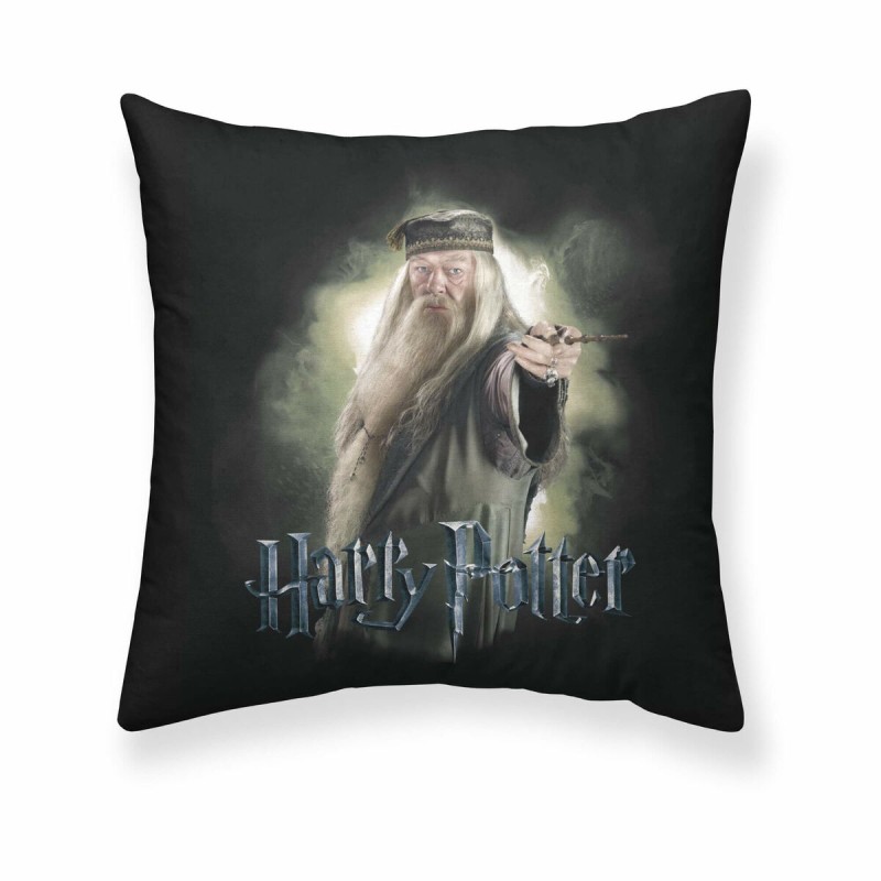 Cushion cover Harry Potter Dumbledore Black Multicolour 50 x 50 cm