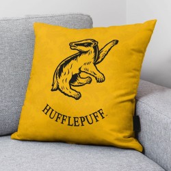 Cushion cover Harry Potter Hufflepuff Yellow Multicolour 50 x 50 cm