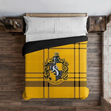 Housse de Couette Harry Potter Classic Hufflepuff Multicouleur 175 Fils 220 x 220 cm Lit 2 persones