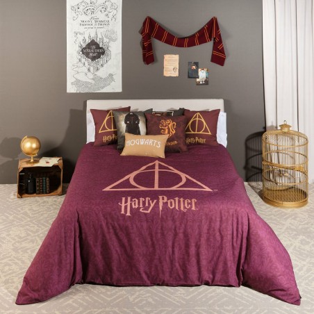 Bettdeckenbezug Harry Potter Deathly Hallows Bunt 175 Fäden 220 x 220 cm Double size