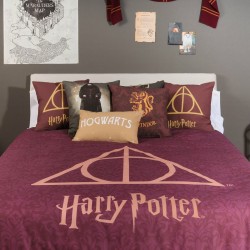 Bettdeckenbezug Harry Potter Deathly Hallows Bunt 175 Fäden 220 x 220 cm Double size