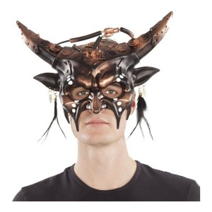 Mask My Other Me Steampunk Horns