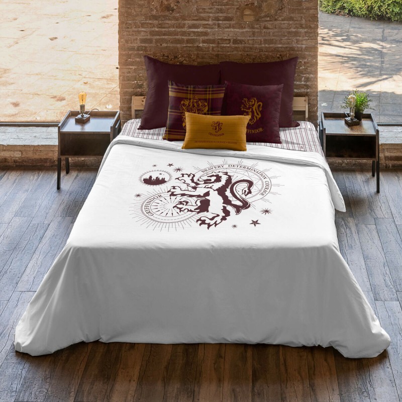 Housse de Couette Harry Potter Gryffindor Stars Multicouleur 175 Fils 140 x 200 cm Lit 1 persone