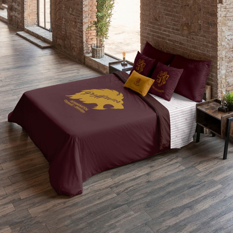 Housse de Couette Harry Potter Gryffindor Values Multicouleur 175 Fils 200 x 200 cm Lit de 120