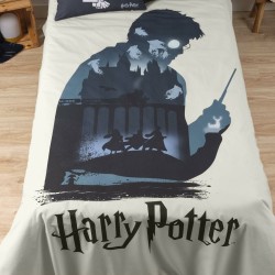 Housse de Couette Harry Potter Multicouleur 175 Fils 200 x 200 cm Lit de 120