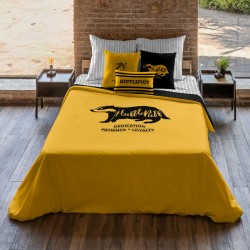 Housse de Couette Harry Potter Hufflepuff Values Jaune Multicouleur 175 Fils 220 x 220 cm Lit 2 persones