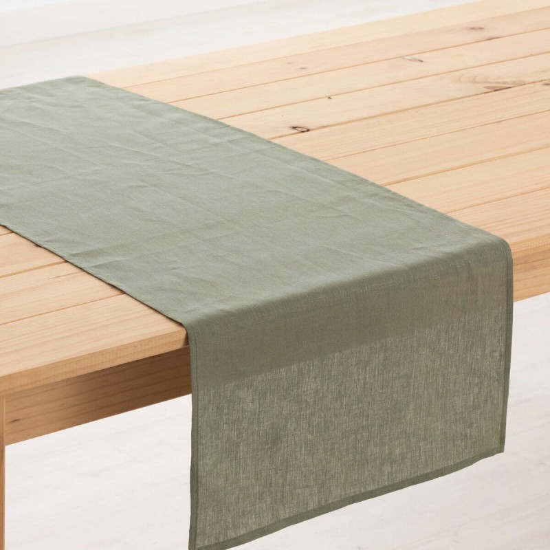 Chemin de Table Belum Vert militaire 45 x 140 cm