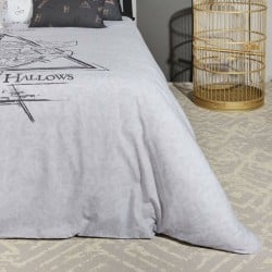 Housse de Couette Harry Potter Deathly Hallows Multicouleur 175 Fils 200 x 200 cm Lit de 120