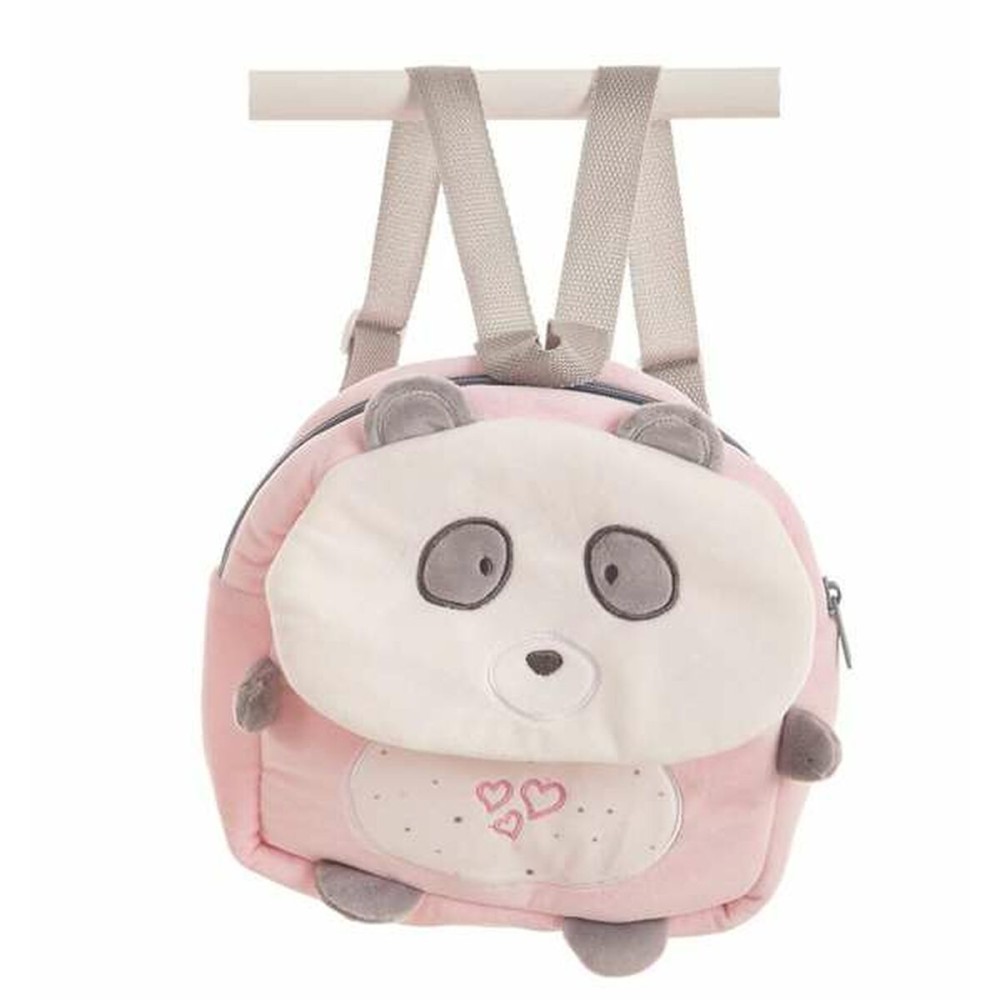 Kinderrucksack Rosa Panda 26 x 22 cm