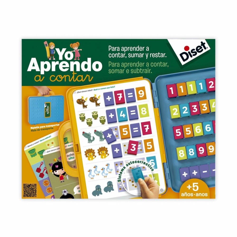 Jouet Educatif Diset 63752 Jeu j'apprends à additionner et soustraire