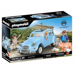 Jeu de Véhicules Playmobil Bleu Voiture 57 Pièces