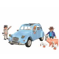 Jeu de Véhicules Playmobil Bleu Voiture 57 Pièces