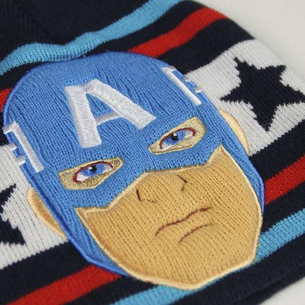 Bonnet enfant Captain America The Avengers Bleu foncé