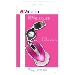 Optical mouse Verbatim 49021 Pink