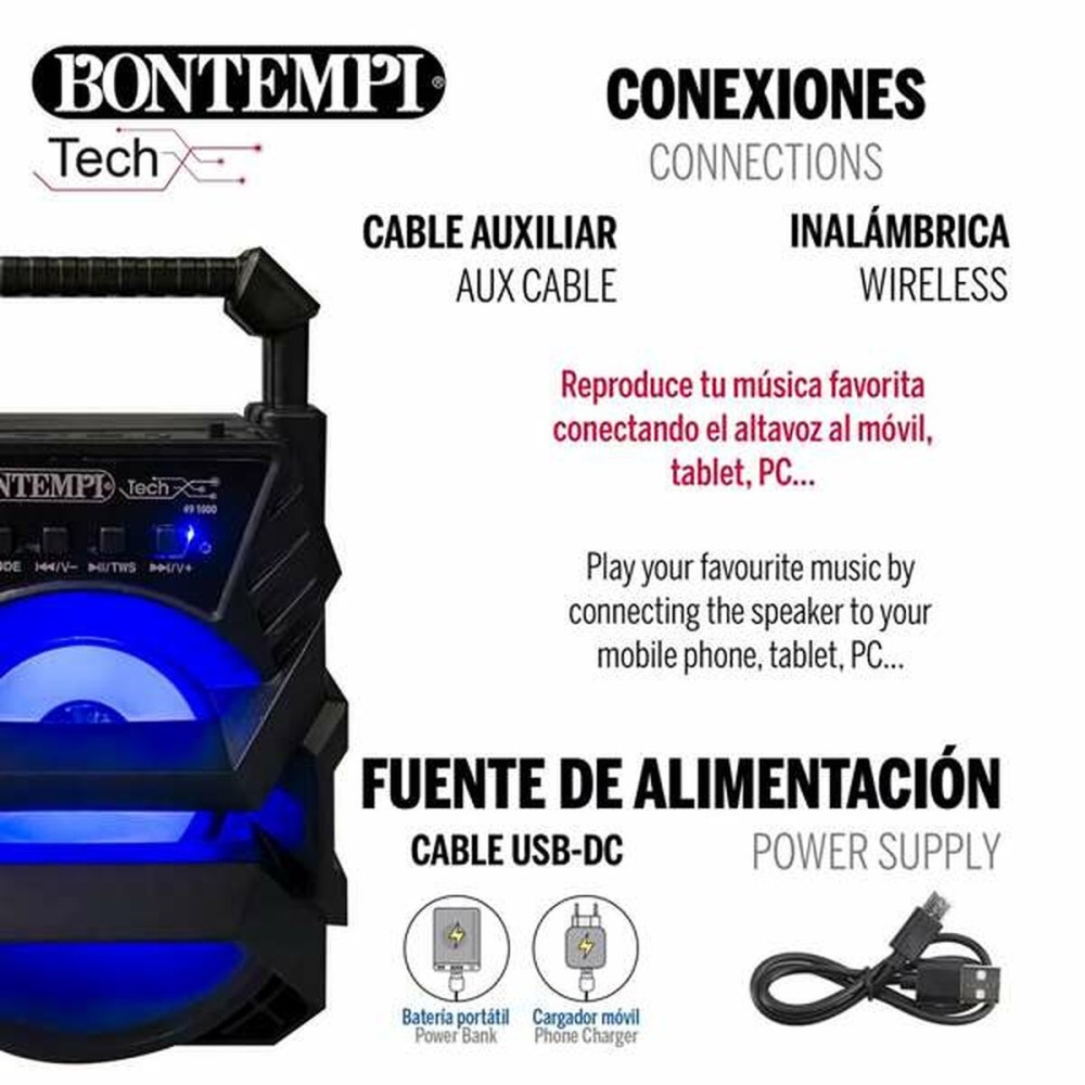 Enceinte Bluetooth avec Microphone Karaoké Colorbaby