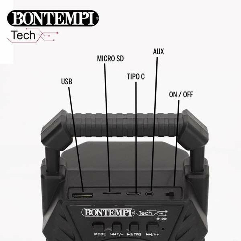 Bluetooth Speaker with Karaoke Microphone Colorbaby