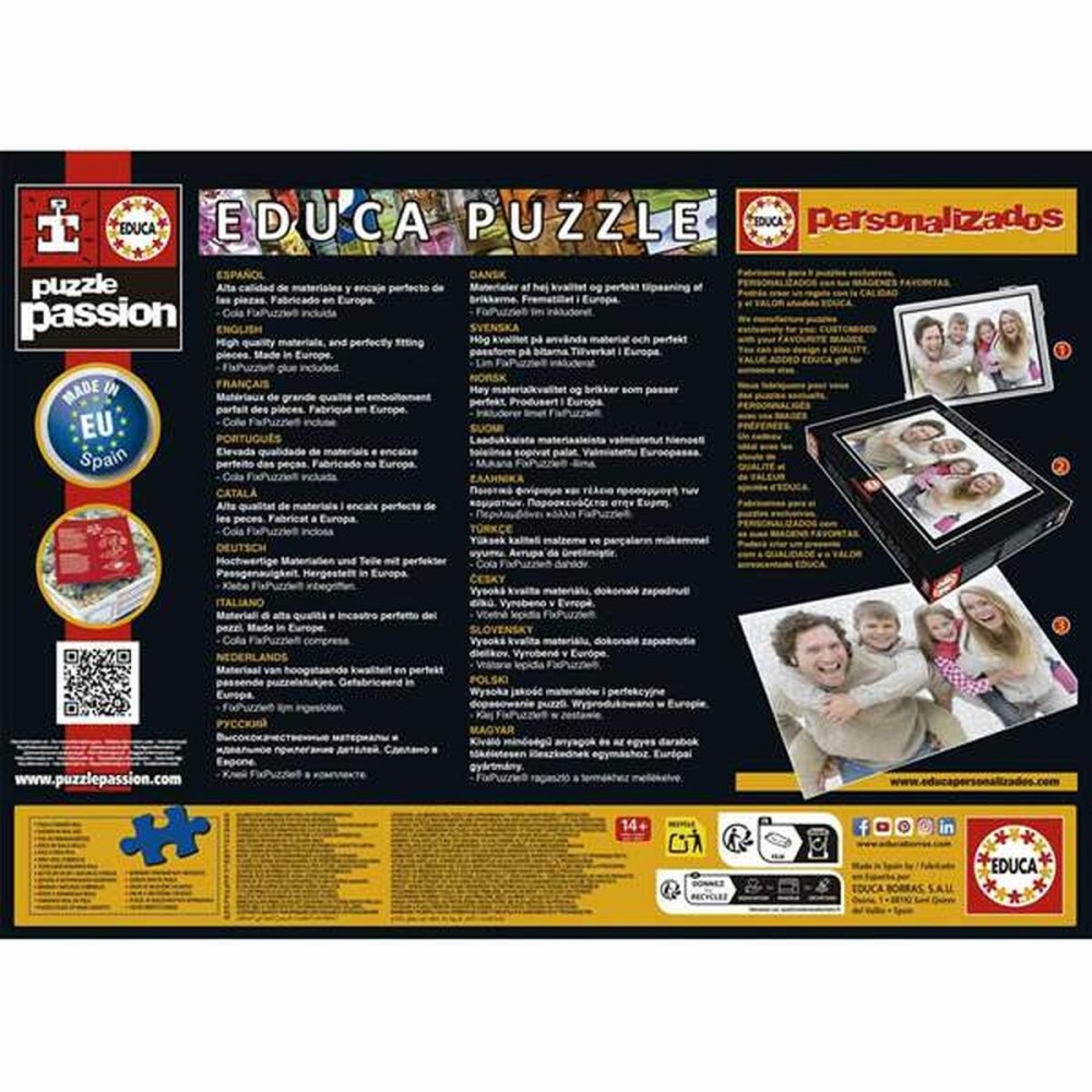 Puzzle Educa Poseidon in a Coral Reef