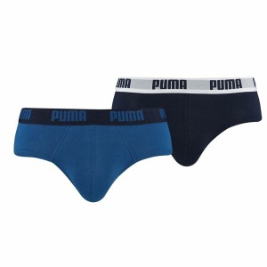 Lot de slips Puma Basic Bleu 2 Pièces