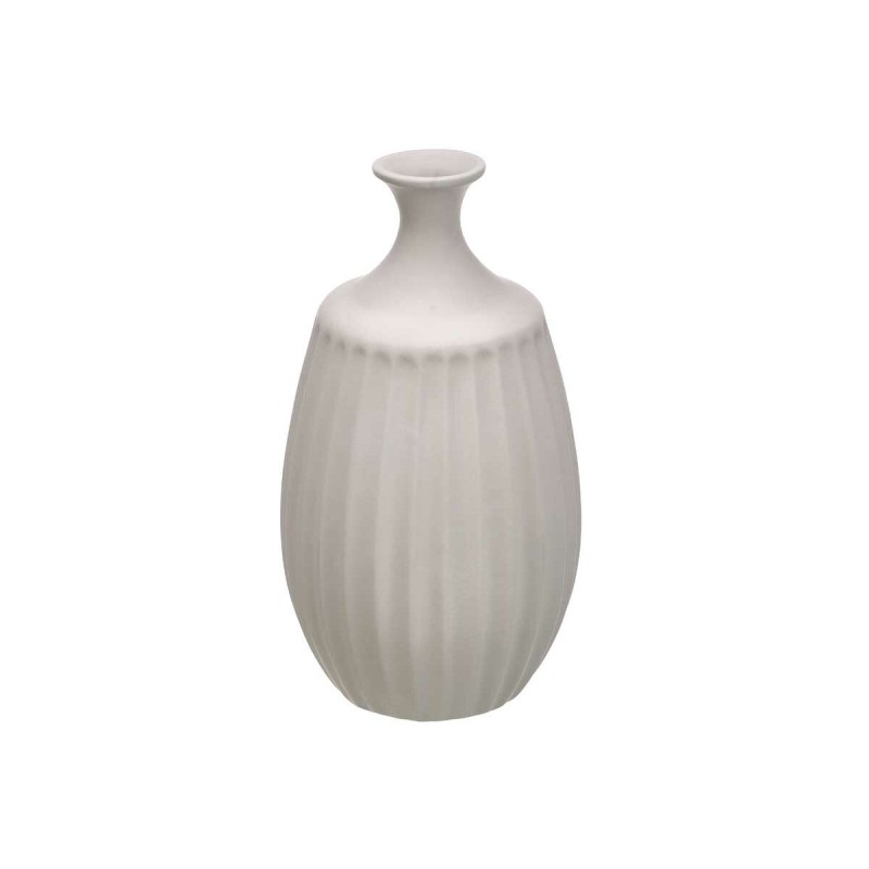 Vase Grau aus Keramik 27 x 48 x 27 cm