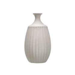 Vase Grau aus Keramik 27 x 48 x 27 cm