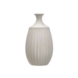 Vase Grey Ceramic 27 x 48 x 27 cm