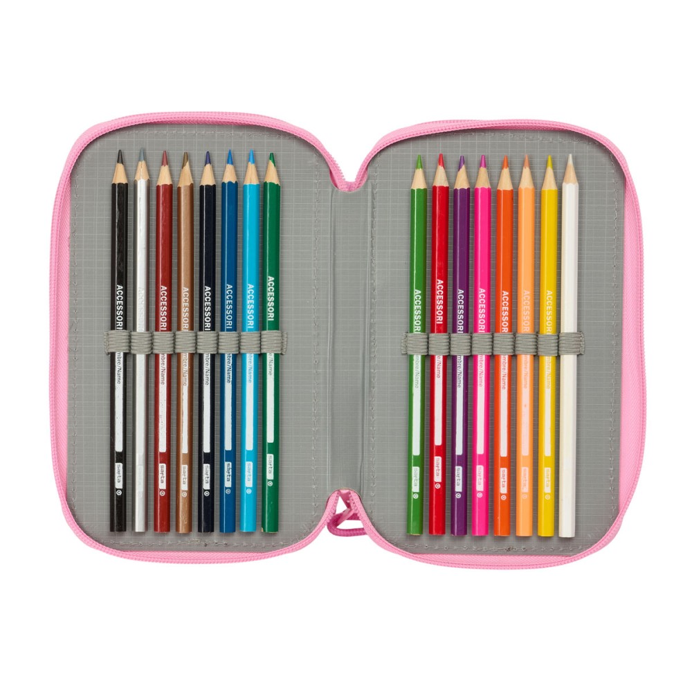 Allzwecktasche BlackFit8 Smile Blau Rosa 12,5 x 19,5 x 5,5 cm 37 Stücke