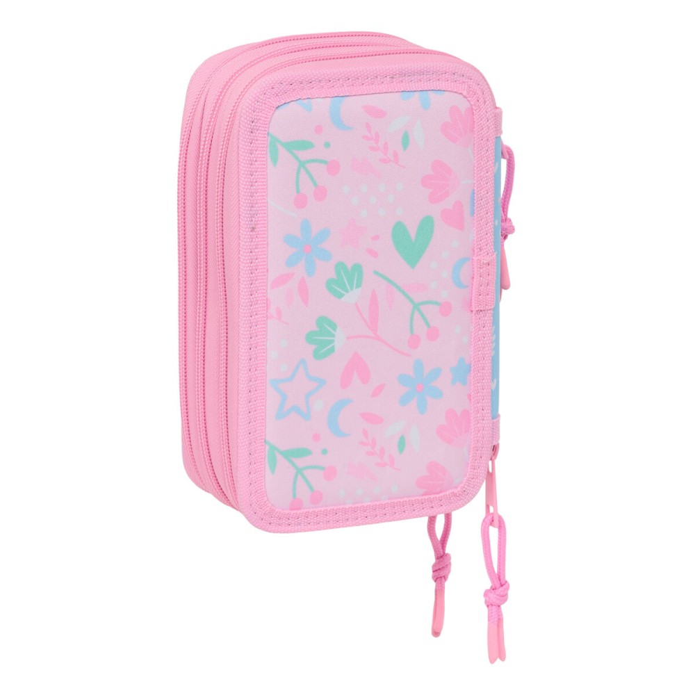 Allzwecktasche BlackFit8 Smile Blau Rosa 12,5 x 19,5 x 5,5 cm 37 Stücke
