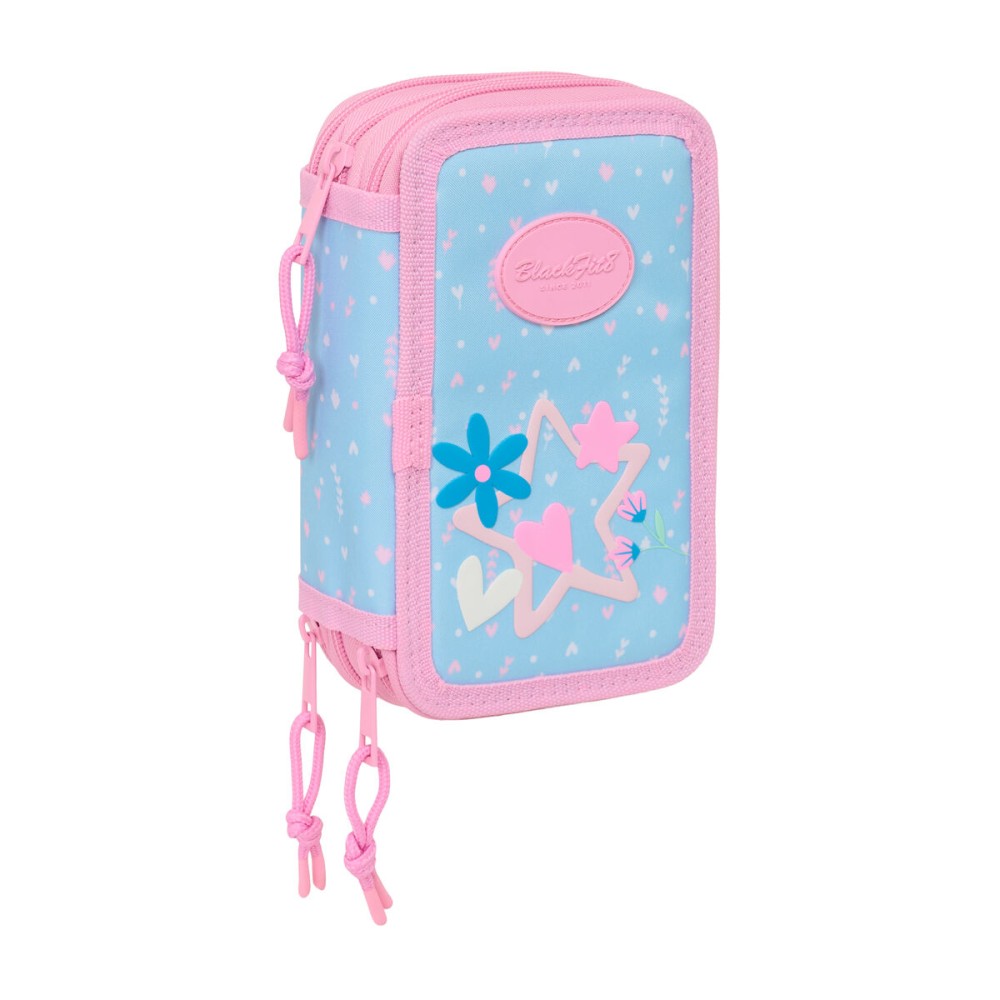 Allzwecktasche BlackFit8 Smile Blau Rosa 12,5 x 19,5 x 5,5 cm 37 Stücke