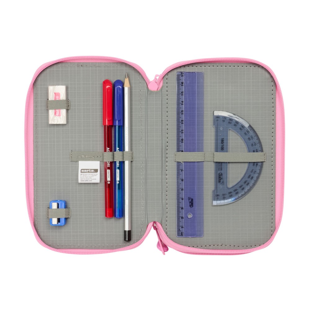 Allzwecktasche BlackFit8 Smile Blau Rosa 12,5 x 19,5 x 5,5 cm 37 Stücke