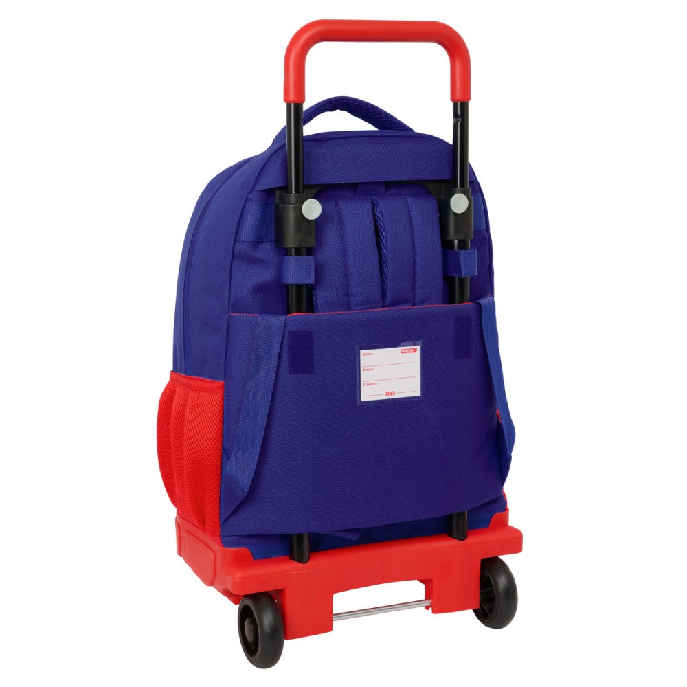 School Bag Atlético Madrid Blue White Red 33 x 45 x 22 cm