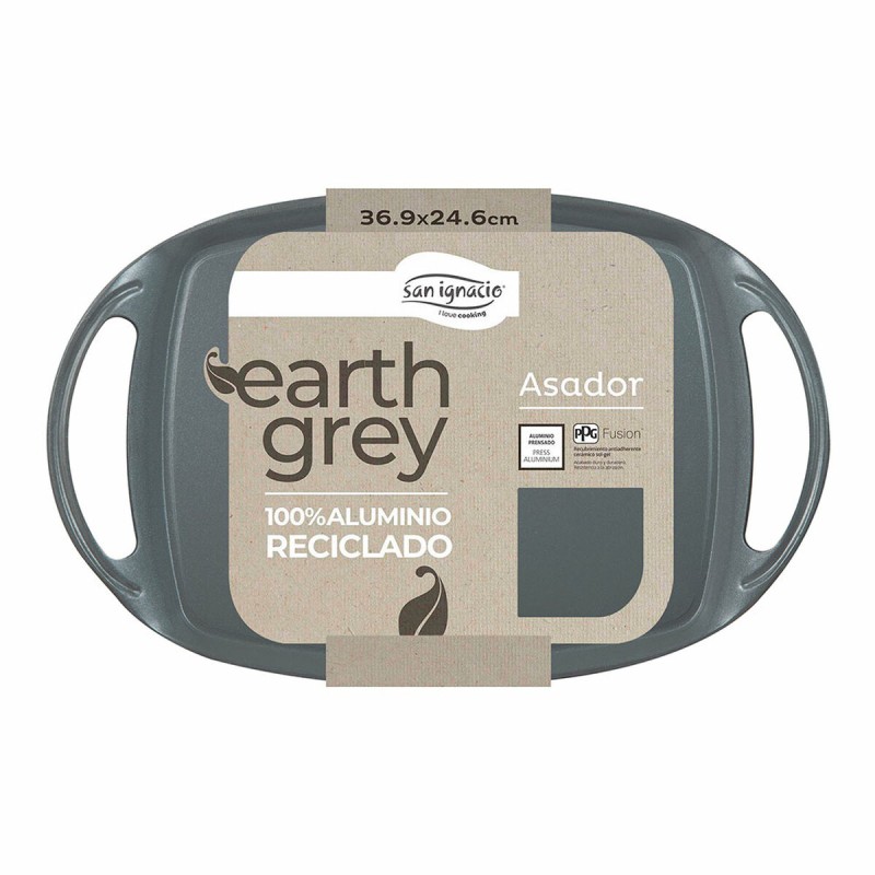 Rôtissoire San Ignacio Earth Grey SG-6755 Gris Aluminium forgé 36,9 x 24,6 cm Avec des poignées