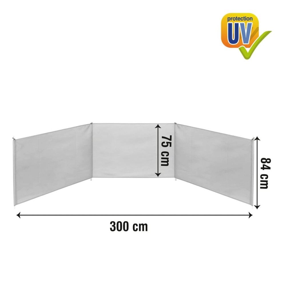 pare-vent de plage Aktive 300 x 85 x 2 cm