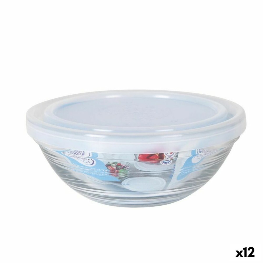 Round Lunch Box with Lid Duralex FreshBox 310 ml (12 Units) 