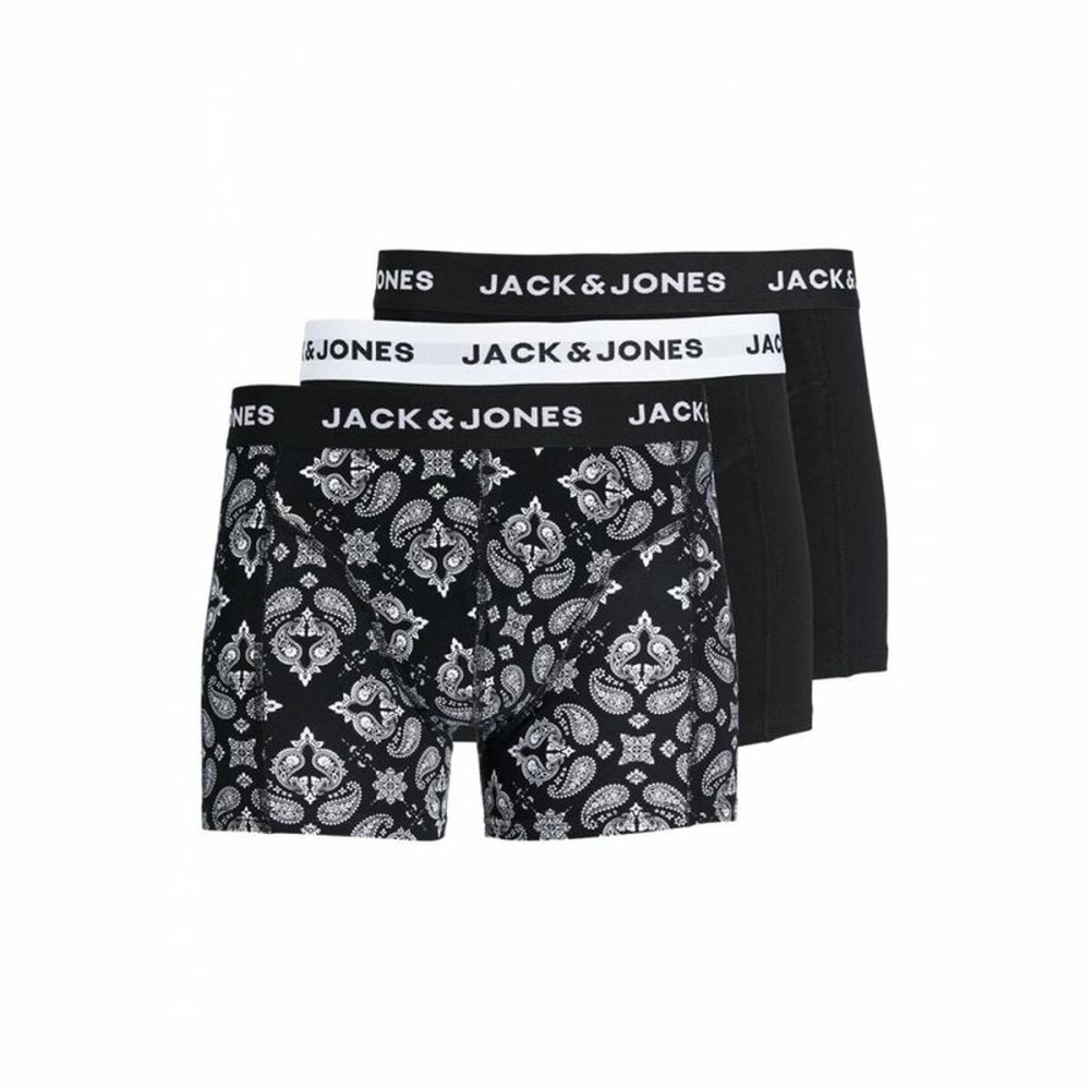 Men's Boxer Shorts Jack & Jones Jacparis Trunks Black