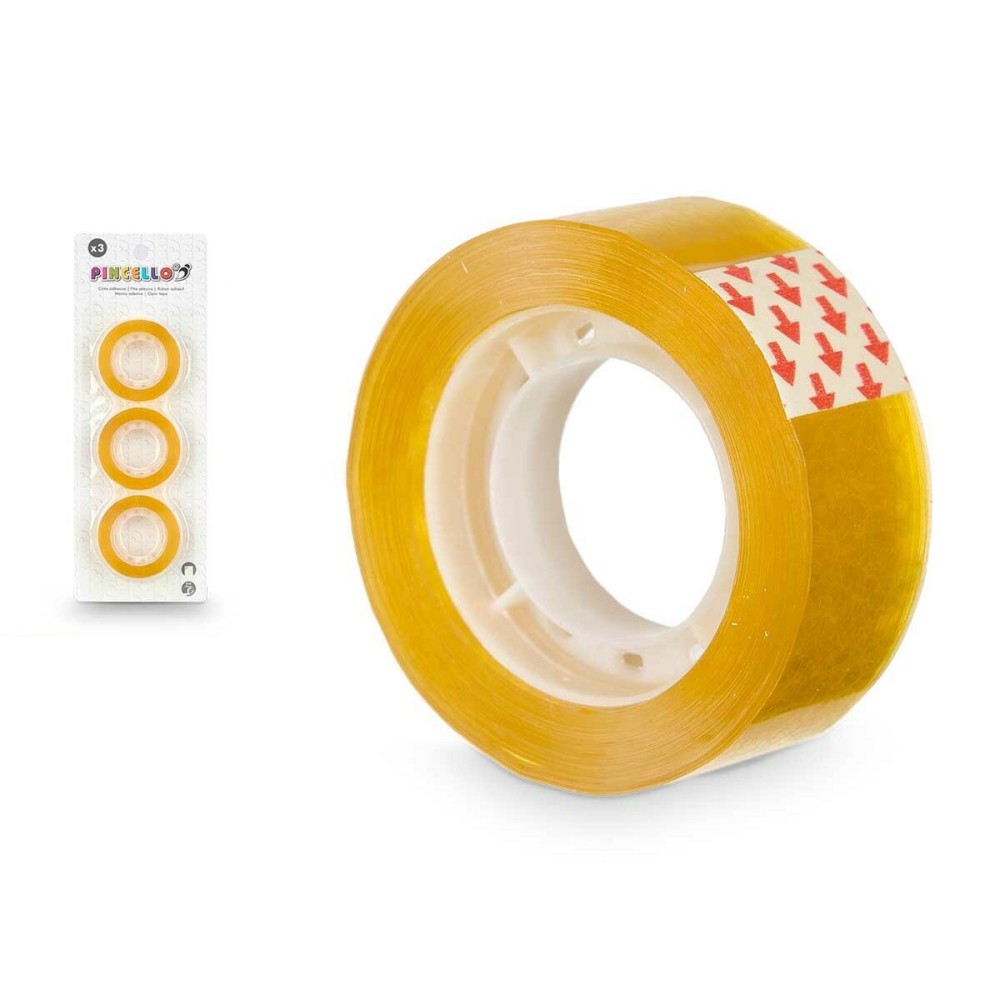 Klebeband Pincello 618 Gelb Satz 3 Stücke (48 Stück)