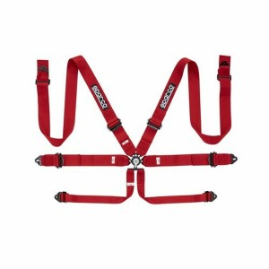 6-Punkt-Gurt Sparco S04818RALRS Rot