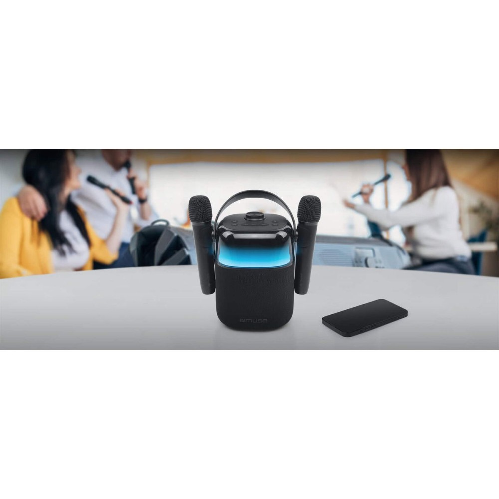 Enceinte Bluetooth avec Microphone Karaoké Muse MUSE M-530 KA 30 W Noir