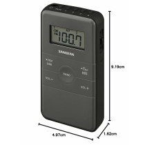 Radio transistor Sangean DT-140 Noir AM/FM