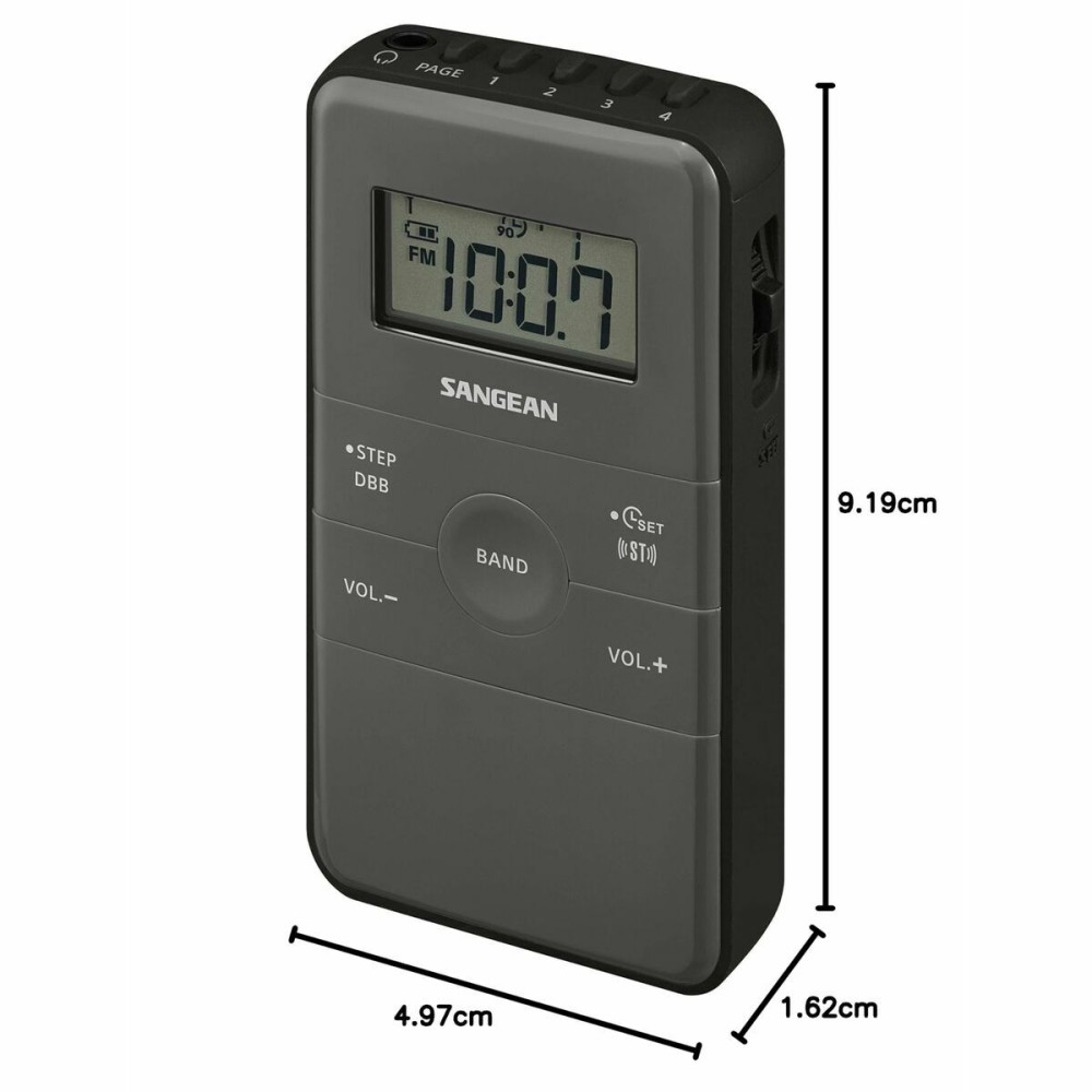 Transistor Radio Sangean DT-140 Black AM/FM