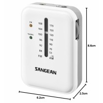 Transistor Radio Sangean SR-32 White AM/FM