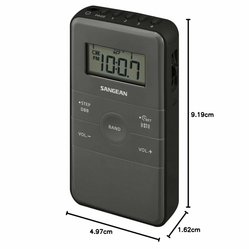 Radio transistor Sangean DT-140 Noir AM/FM