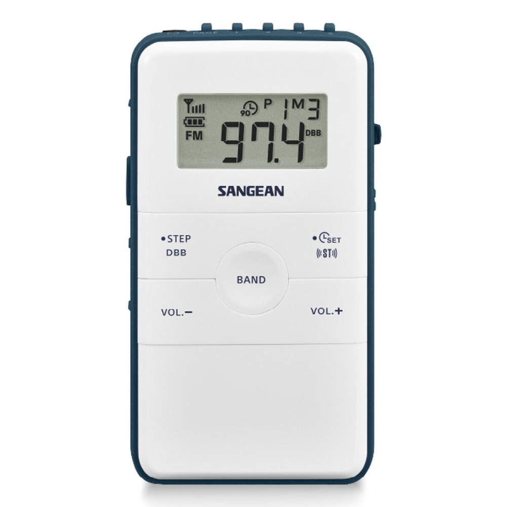 Tragbares Radio Sangean DT-140 Blau Weiß